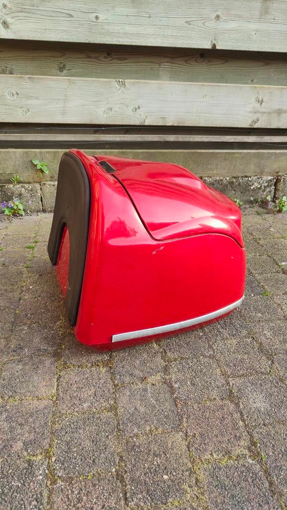 Rode topkoffer / scooter koffer, Ophalen, Gebruikt