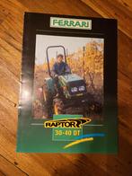 tractor folder Ferrari RAPTOR 30-40 DT, Ophalen of Verzenden, Zo goed als nieuw
