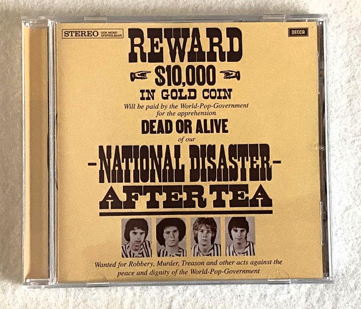 CD -After Tea – National Disaster  2014, Cd's en Dvd's, Cd's | Rock, Zo goed als nieuw, Poprock, Ophalen of Verzenden