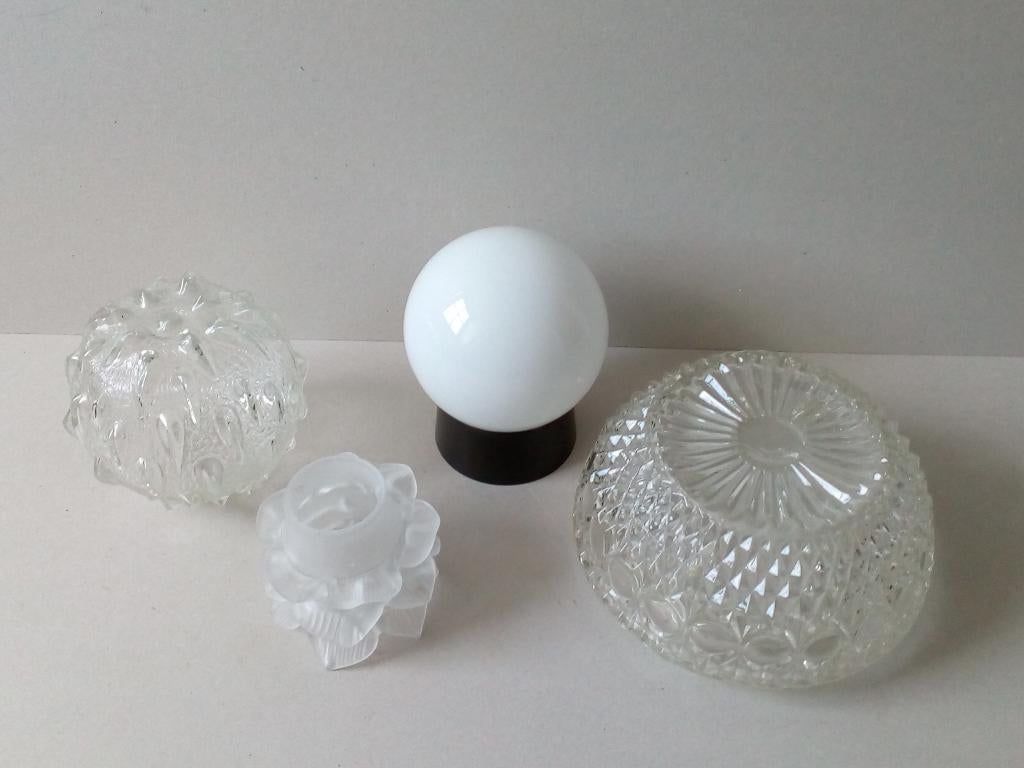 LLampenkapjes/Plafondlamp(Niko)Vintage. Pr.p/st.vanaf., Overige kleuren, Ophalen of Verzenden, Zo goed als nieuw, Vintage/Antiek