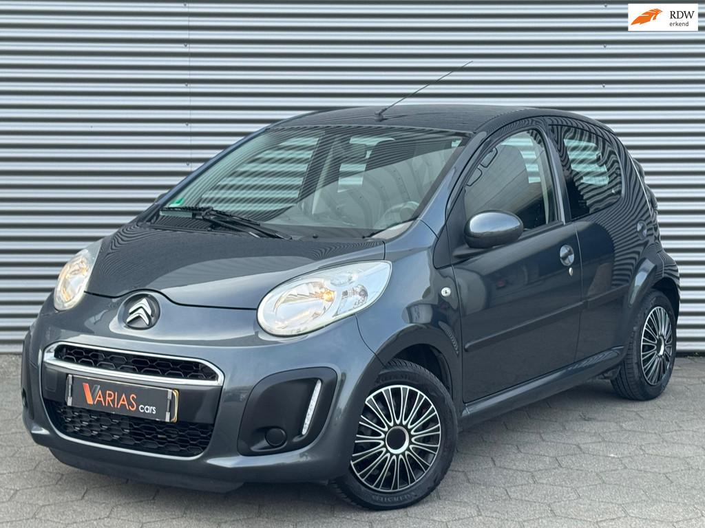 Citroen C1 1.0 Collection Airco Bluetooth Elektrische ramen, Auto's, Citroën, Euro 5, Stof, Gebruikt, Zwart