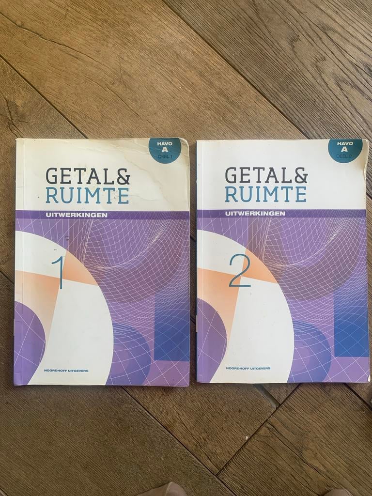 Uitwerkingen Getal en Ruimte HAVO A Deel 1 & 2, Ophalen of Verzenden, Gelezen, HAVO, Wiskunde A