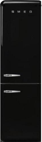 Smeg koel-vriescombinatie zwart, Ophalen, 200 liter of meer, Met aparte vriezer, 160 cm of meer