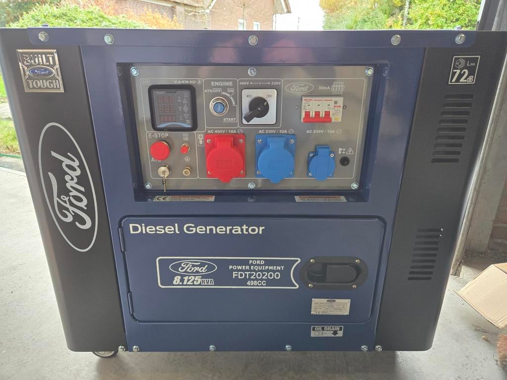 Ford FDT20200 diesel generator aggregaat 8.1kva NIEUW - 2025, Auto diversen, Autospeakers, Ophalen, Nieuw