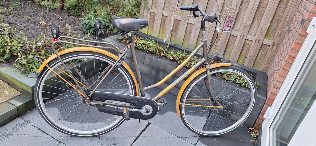 Damesfiets, Fietsen en Brommers, Fietsen | Dames | Omafietsen, 50 tot 53 cm, Ophalen of Verzenden, Gebruikt, Versnellingen