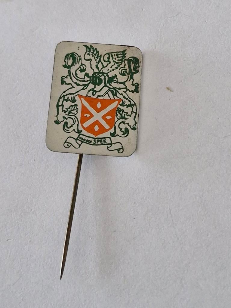 401 Vintage Speldje Wapen Van Der Spek, Ophalen of Verzenden