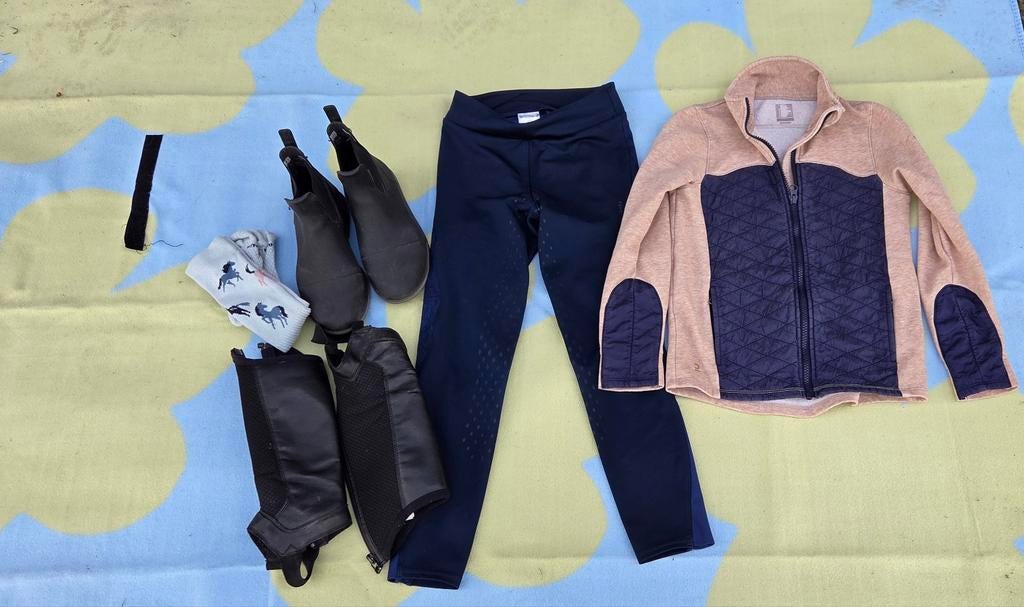 Paardrijkleding meisje 8 jaar, Ophalen of Verzenden, Zo goed als nieuw, Maat 34 (XS) of kleiner