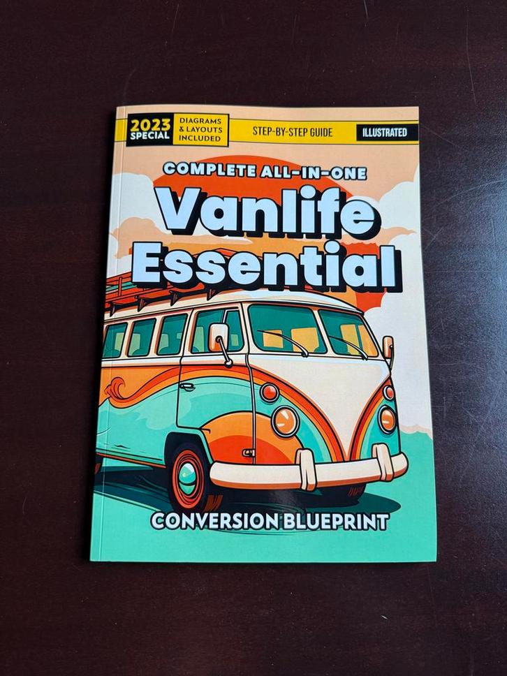 Boek: Vanlife Essential, Conversion Blueprint, Boeken, Reisgidsen, Zo goed als nieuw, Reisgids of -boek, Europa, Overige merken
