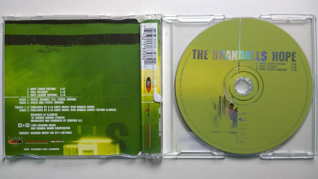The Brandalls - Hope, Maxi-single, Ophalen of Verzenden, Zo goed als nieuw, 1 single