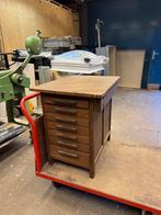 Antieke mechaniek hobby kast (met inhoud), Antiek en Kunst, Ophalen