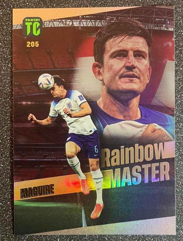 Panini Top Class 2023   RAINBOW MASTER   HARRY MAGUIRE   UK, Hobby en Vrije tijd, Stickers en Plaatjes, Verzenden, Zo goed als nieuw