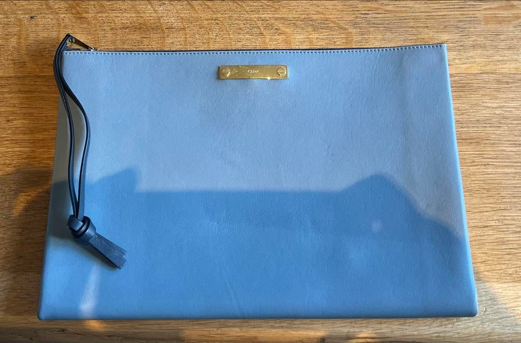 Clutch, Ophalen of Verzenden, Blauw, Avondtasje