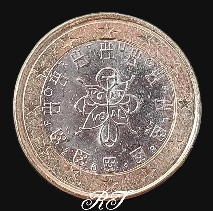 Te koop Portugese 1 EURO MUNT uit 2018., Postzegels en Munten, Munten | Europa | Euromunten, Losse munt, Overige waardes, Portugal