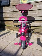 Nette roze driewieler Smartrike met zonnescherm, Ophalen of Verzenden, Gebruikt, Smartrike, Duwstang