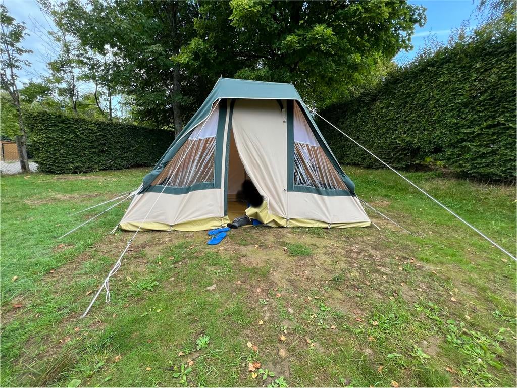 Obelink Eldorado piramidetent, comfortabele vierpersoonstent, Caravans en Kamperen, Tenten, Ophalen, Gebruikt, Tot en met 4