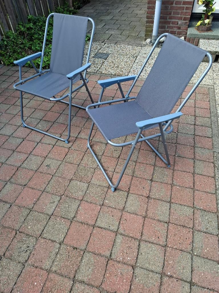Tuinstoeltjes, Ophalen, Zo goed als nieuw, Overige materialen, Verstelbaar