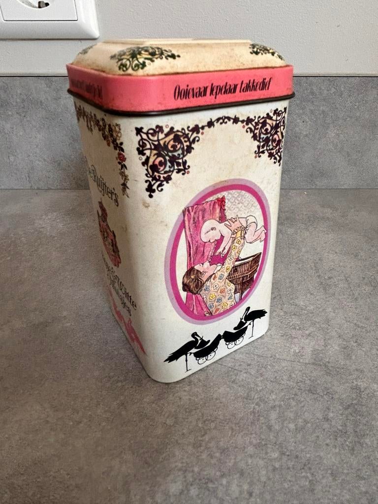 Rose en witte muisjes De Ruyter, Verzamelen, Blikken, Ophalen of Verzenden, Zo goed als nieuw, Overige