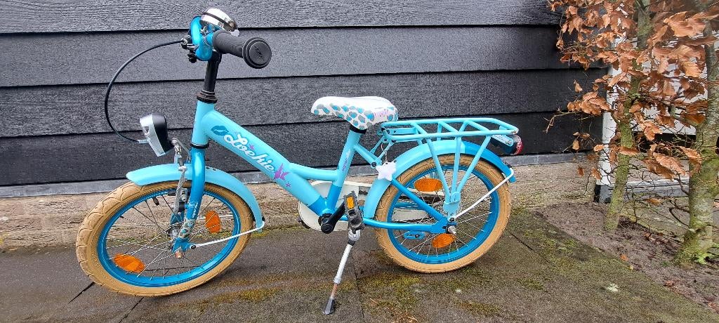 Loekie meidenfiets 16 inch, Ophalen, Gebruikt, Loekie, Handrem