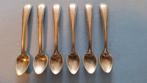 Set van 6 Antieke Lepeltjes, Ophalen of Verzenden, Zilver