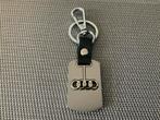 Audi Sleutelhanger Nieuw 3D Zilver, Ophalen of Verzenden, Nieuw