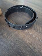 Christian Louboutin Paloma Studded Riem – Zwart/Zwart, 3 tot 5 cm, Minder dan 80 cm, Heupriem, Ophalen of Verzenden