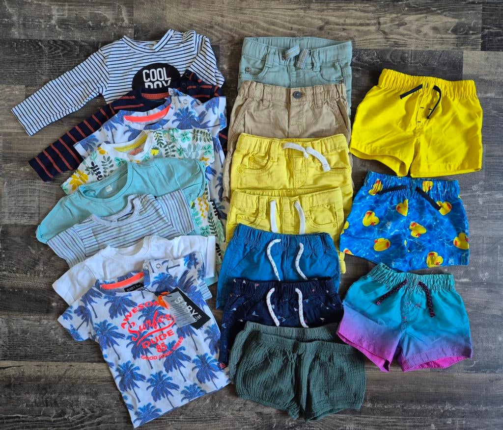 Zomerpakket kleding maat 62-68, Ophalen of Verzenden, Zo goed als nieuw