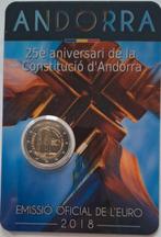 Andorra coincard 2018 - Constitutie Andorra, Postzegels en Munten, Munten | Europa | Euromunten, Verzenden, Overige landen, 2 euro