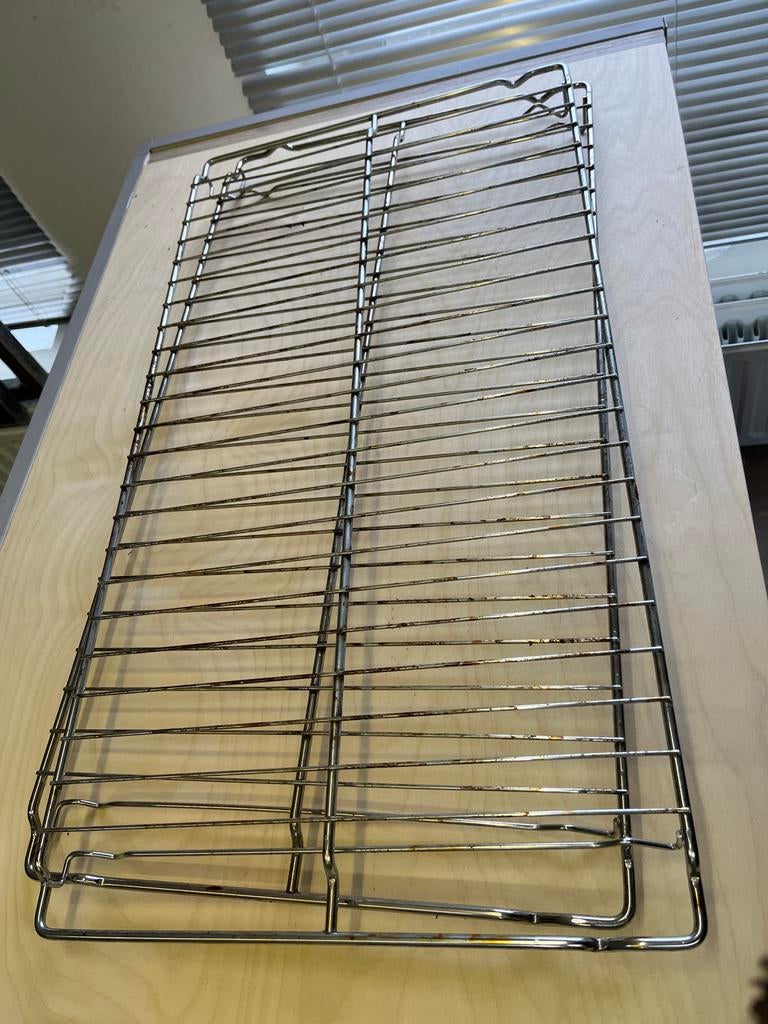 Smeg ovenroosters en bakplaat voor 90cm vrijstaand fornuis, Witgoed en Apparatuur, Onderdelen en Toebehoren, Ophalen, Gebruikt