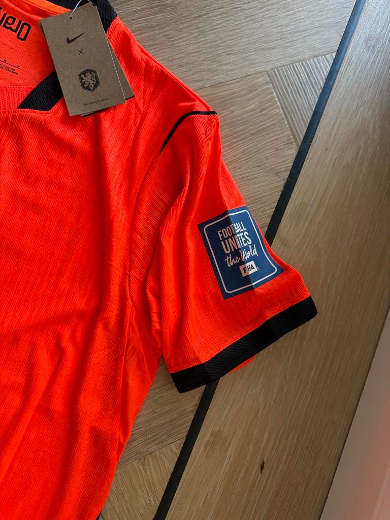 Memphis Depay WK Shirt Oranje Player Edition Maat M Nieuw, Maat M, Ophalen of Verzenden, Nieuw, Shirt