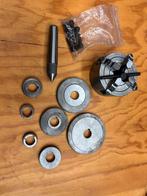 Klauwplaat en onderdelen draaibank, Ophalen of Verzenden, Zo goed als nieuw, Metaaldraaibank