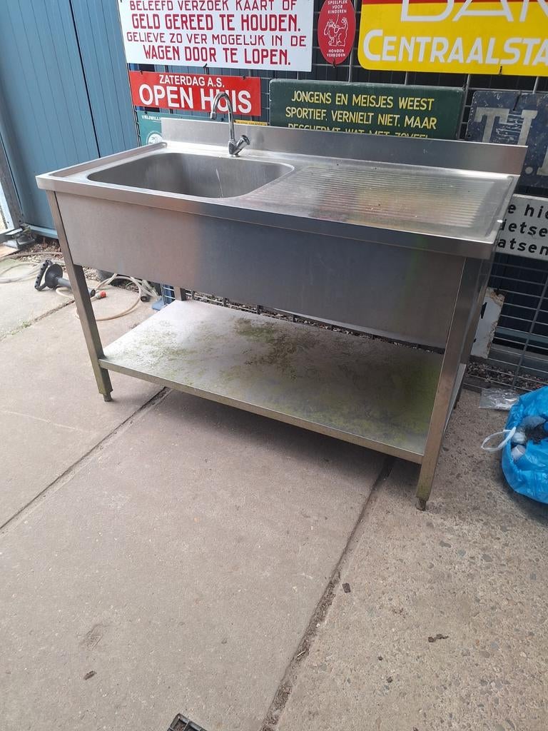 RVS Tuinwerkbank planttafel, Tuin en Terras, Ophalen