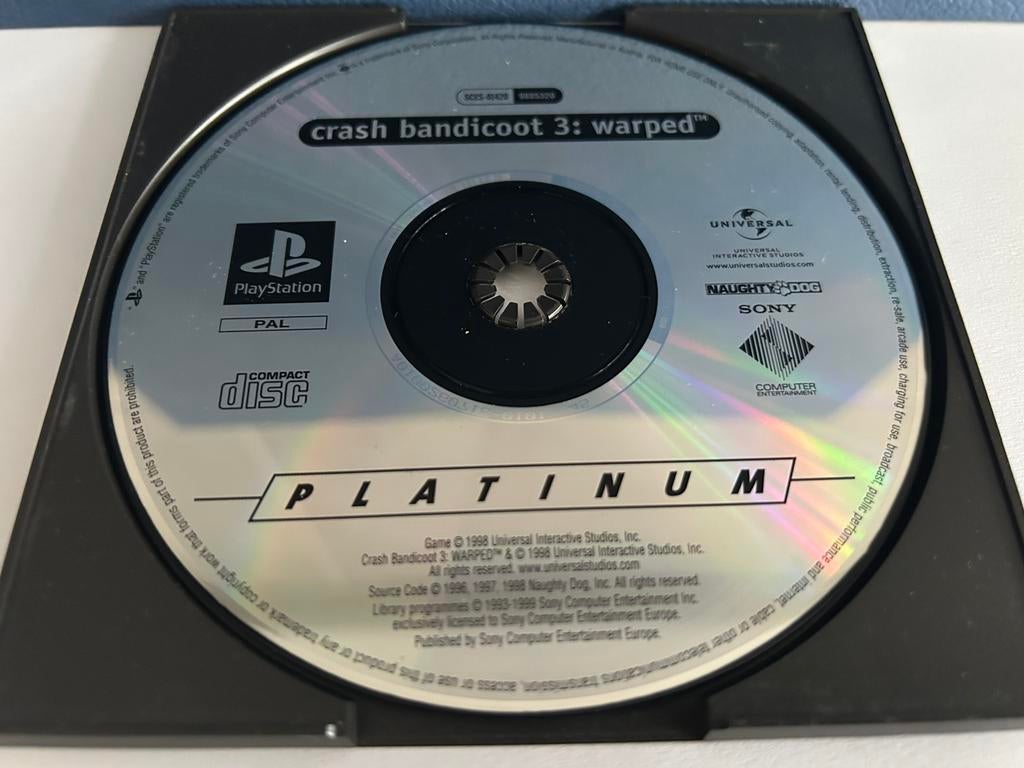 Crash Bandicoot 3 Warped / Disc only / Playstation / PS1, Spelcomputers en Games, Games | Sony PlayStation 1, Avontuur en Actie