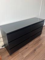 IKEA Malm ladekast met 6 lades en glasplaat, Ophalen, Gebruikt, 5 laden of meer, 150 tot 200 cm