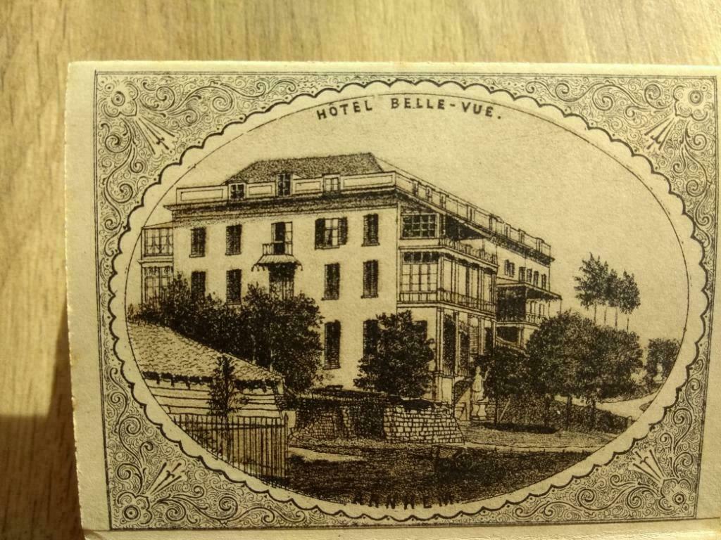 16 / Arnhem Hotel Bellvue Litho 1875 zeldzaam, Ophalen of Verzenden