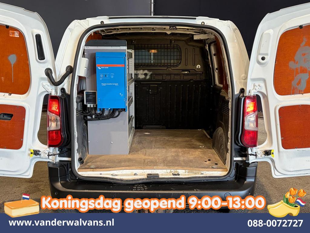 Peugeot Partner 1.5 BlueHDI 102pk L1H1 inrichting Omvormer E, Voorwielaandrijving, Stof, Gebruikt, 4 cilinders