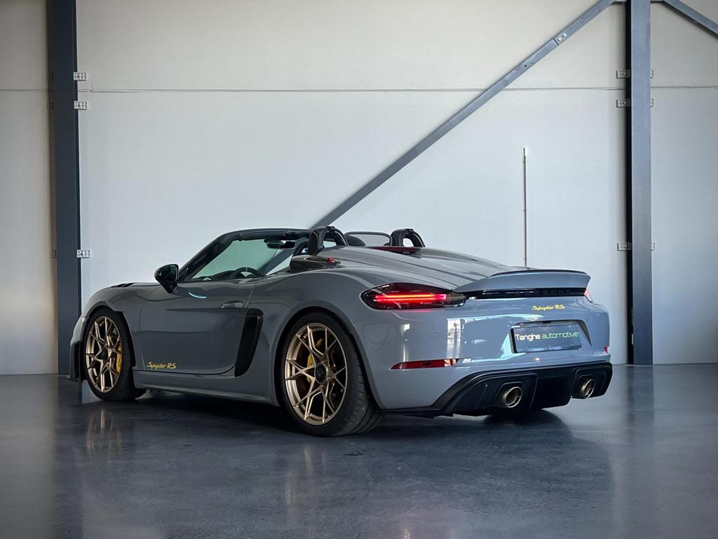Porsche 718 Spyder RS, Ceramisc PCCB, Weissach, Lift / hefsy, Auto's, Bi-Xenon koplampen, Achterwielaandrijving, Gebruikt, Zwart