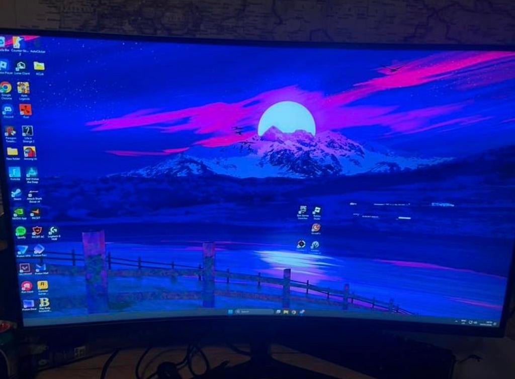 Curved 144hz 1440p gaming monitor 27 inch, Computers en Software, Monitoren, 101 t/m 150 Hz, Curved, VA, Zo goed als nieuw