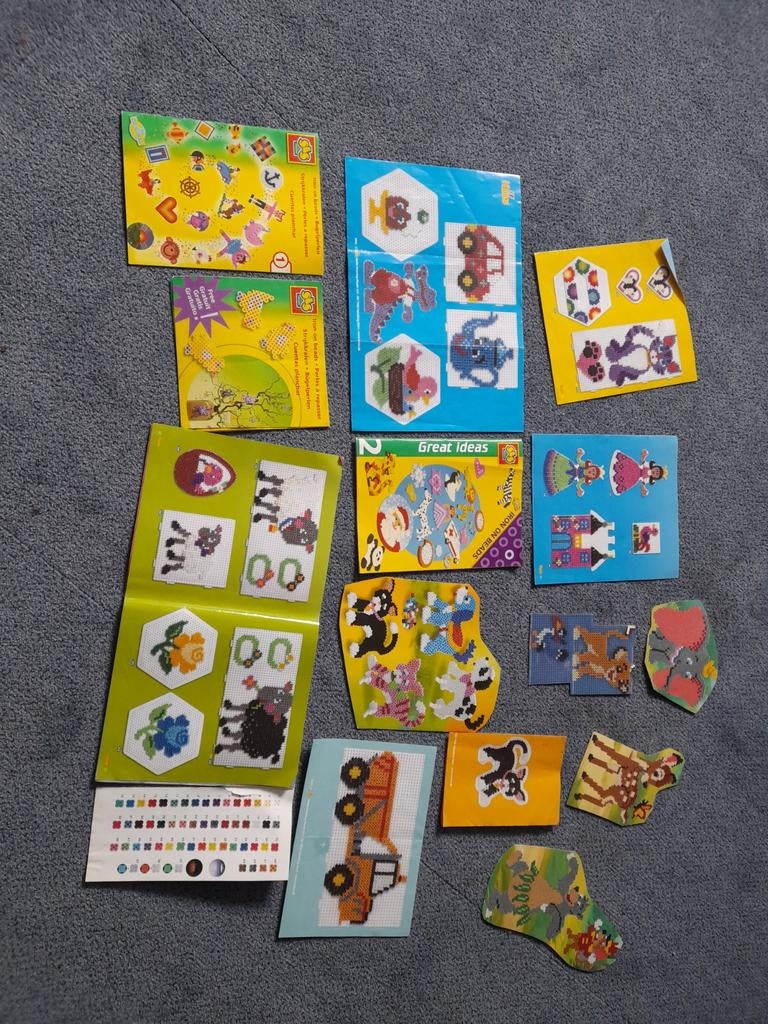 Strijkkralen: Platen, Vormen & Voorbeelden Boekjes, Kinderen en Baby's, Speelgoed | Educatief en Creatief, Ophalen of Verzenden