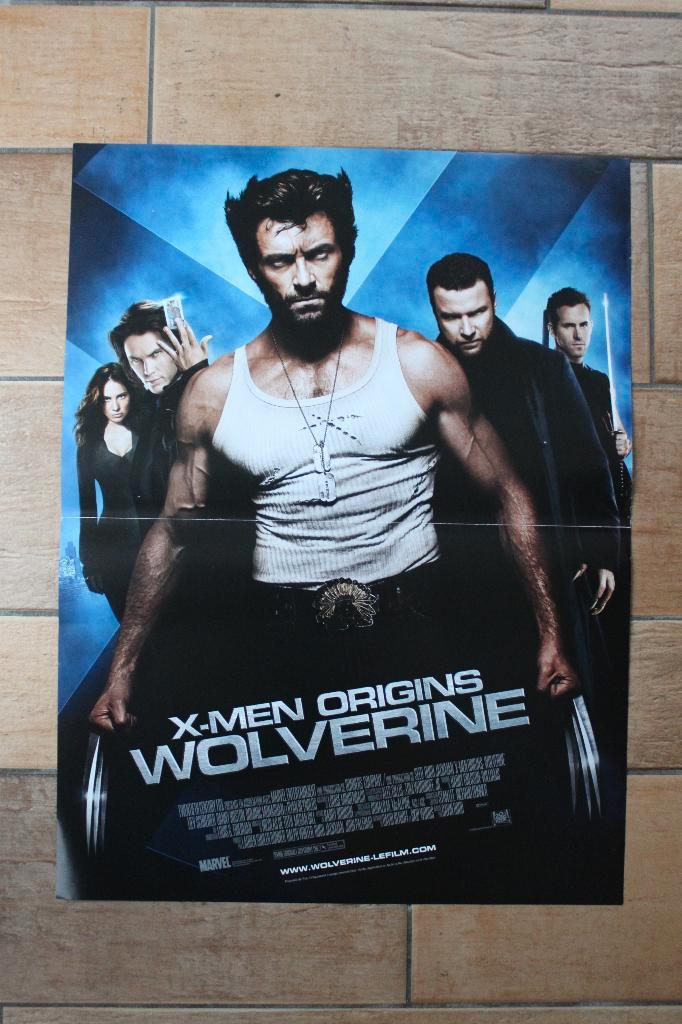 filmaffiche X-Men Origins: Wolverine Marvel filmposter, Verzamelen, Posters, Zo goed als nieuw, Film en Tv, A1 t/m A3, Rechthoekig Staand
