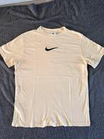 Nike T-shirt met Swoosh logo - Maat S, Kleding | Heren, Ophalen of Verzenden, Zo goed als nieuw, Maat 46 (S) of kleiner, Beige