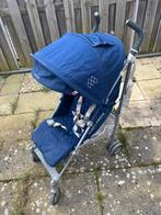 Maclaren Quest navy blauwe buggy, Ophalen, Zo goed als nieuw, Maclaren, Zonnekap
