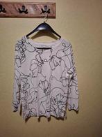 Next shirt lange mouwen floral print zwart wit maat 42, Overige kleuren, Maat 42/44 (L), Ophalen of Verzenden, Lange mouw