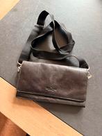 Beardesign Zwarte Leren Schoudertas / Portemonnee, Overige merken, Gebruikt, Zwart, Ophalen of Verzenden