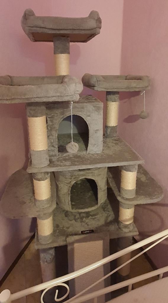 COMPLETE KATTEN TOREN/ BAK/ DRAAGBAK, Dieren en Toebehoren, Katten-accessoires, Ophalen, Zo goed als nieuw