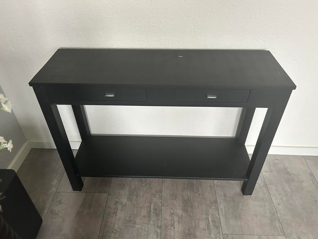 Side tabel, Ophalen, Zo goed als nieuw, 25 tot 50 cm, Rechthoekig