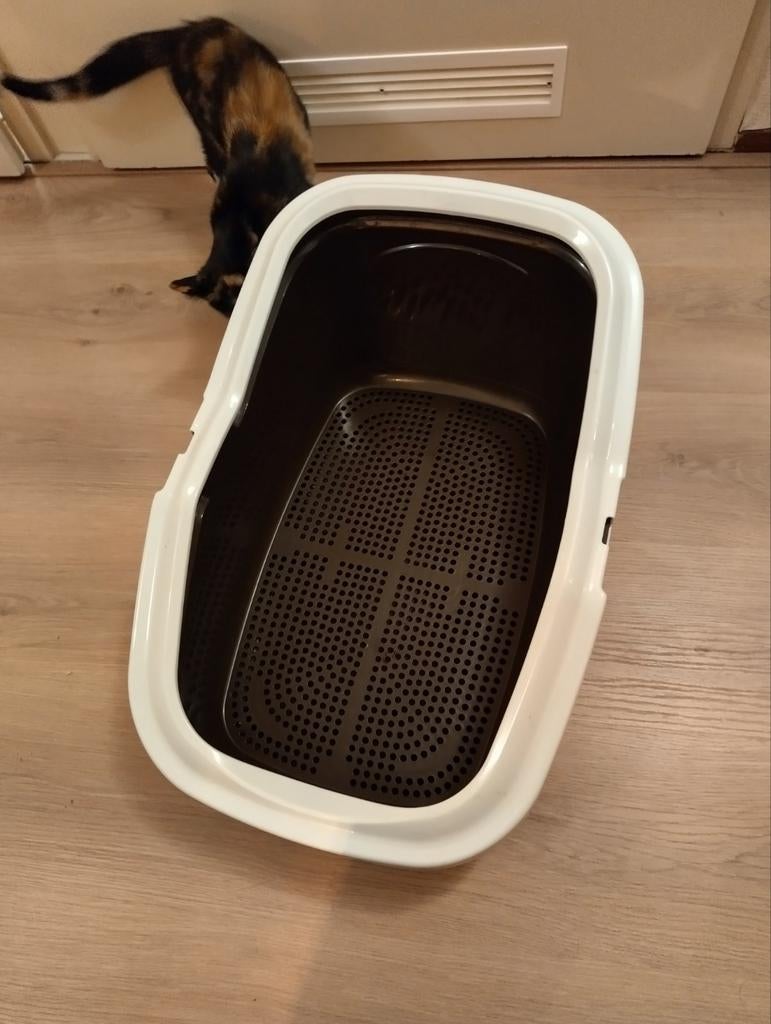 Peewee open kattenbak, Ophalen