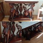 Sidetable houtgesneden figuren, Ophalen