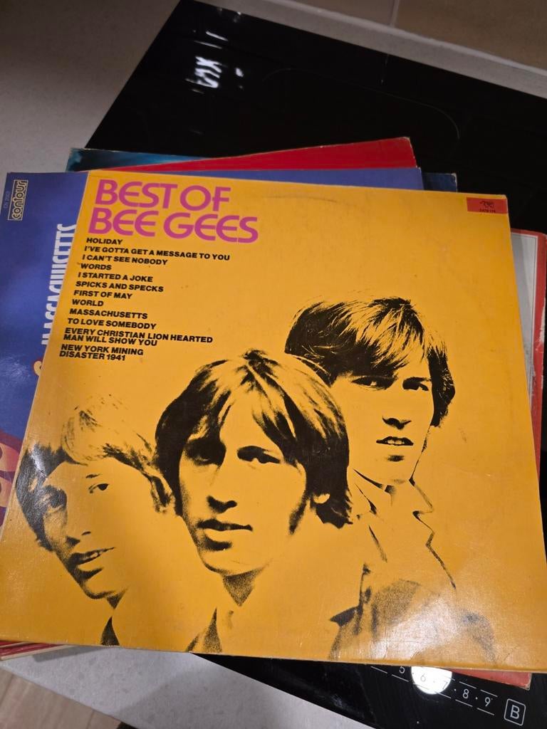 Best of BeeGees LP, Cd's en Dvd's, Vinyl | Pop, Ophalen of Verzenden, Gebruikt