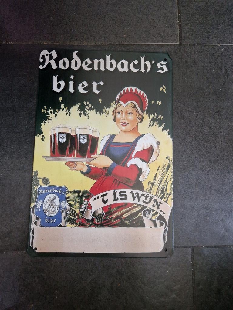 Rodenbach's bier reclamebord, Verzamelen, Ophalen of Verzenden, Nieuw, Reclamebord