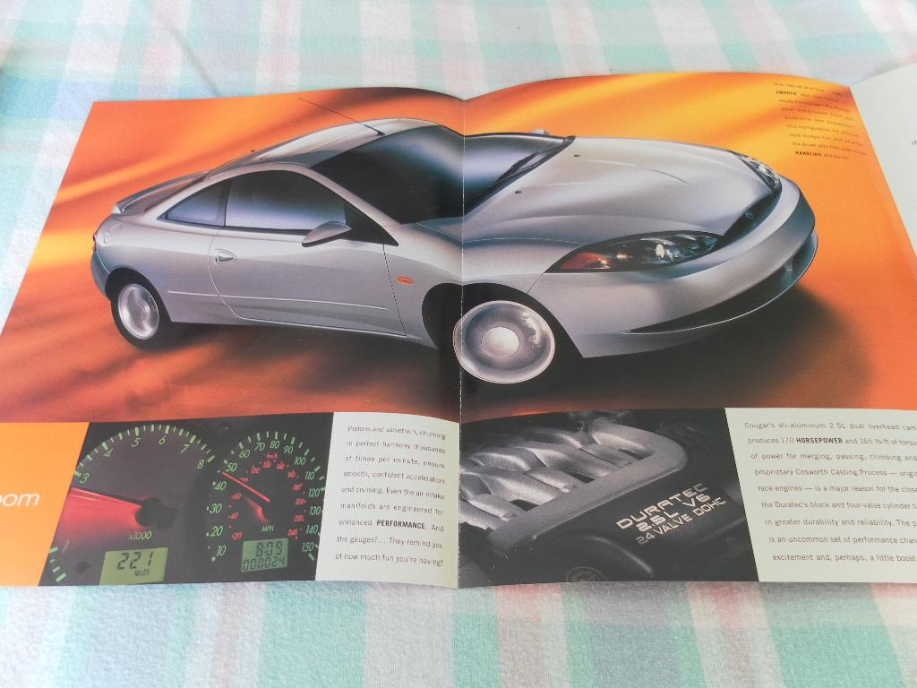 Ford Mercury Cougar 2000 Brochure, Ophalen of Verzenden, Zo goed als nieuw, Ford
